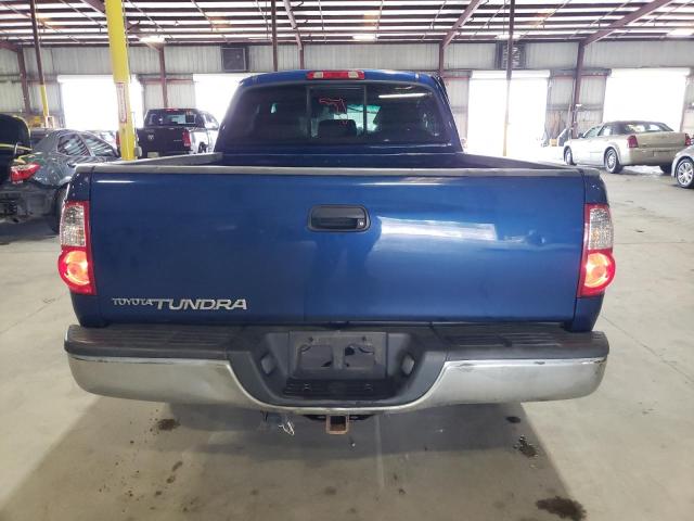 5TBRU34186S481680 - 2006 TOYOTA TUNDRA ACCESS CAB SR5 BLUE photo 6