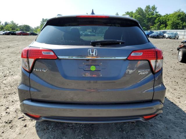 3CZRU6H97KM712498 - 2019 HONDA HR-V TOURING GRAY photo 6