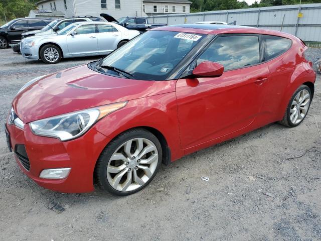 KMHTC6AD0CU066548 - 2012 HYUNDAI VELOSTER RED photo 1