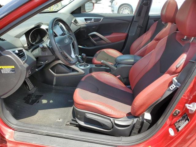 KMHTC6AD0CU066548 - 2012 HYUNDAI VELOSTER RED photo 7