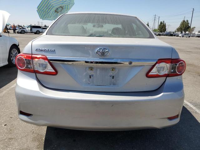 5YFBU4EE4DP222299 - 2013 TOYOTA COROLLA BASE SILVER photo 6