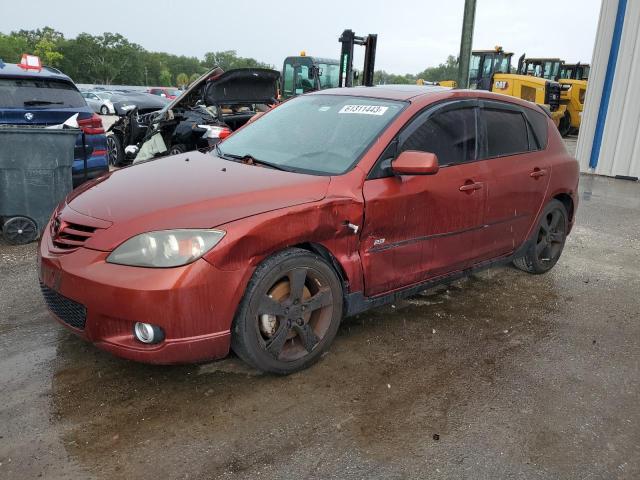 JM1BK143561449187 - 2006 MAZDA 3 HATCHBACK ORANGE photo 1