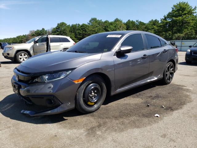 2HGFC2F85KH565953 - 2019 HONDA CIVIC SPORT GRAY photo 1
