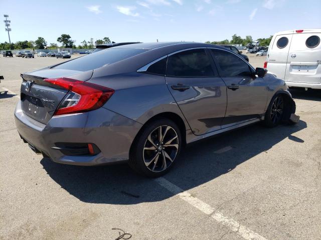 2HGFC2F85KH565953 - 2019 HONDA CIVIC SPORT GRAY photo 3