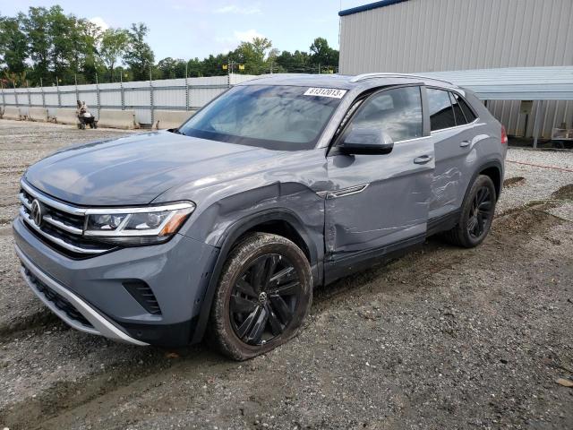 1V2JC2CA3MC208629 - 2021 VOLKSWAGEN ATLAS CROS SE ნაცრისფერი ფოტო 1