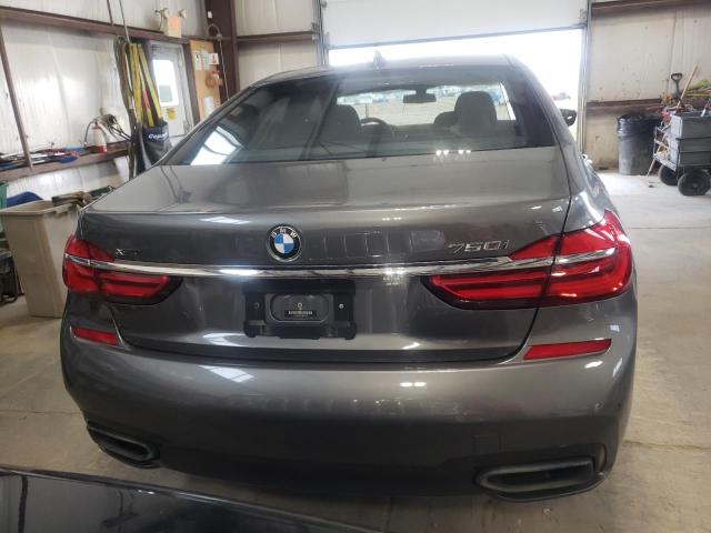 WBA7B0C5XJG527291 - 2018 BMW 750 XI GRAY photo 6