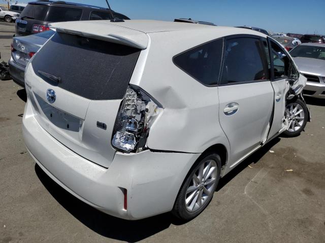 JTDZN3EU7C3107796 - 2012 TOYOTA PRIUS V WHITE photo 3