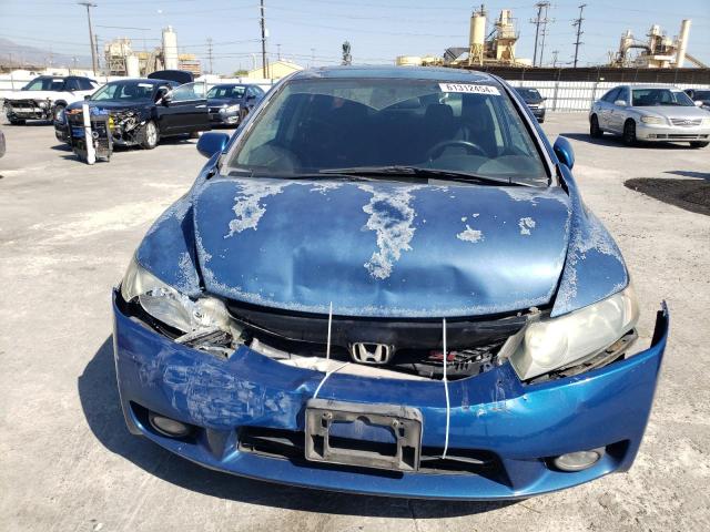 2HGFA5E58AH700369 - 2010 HONDA CIVIC SI BLUE photo 5