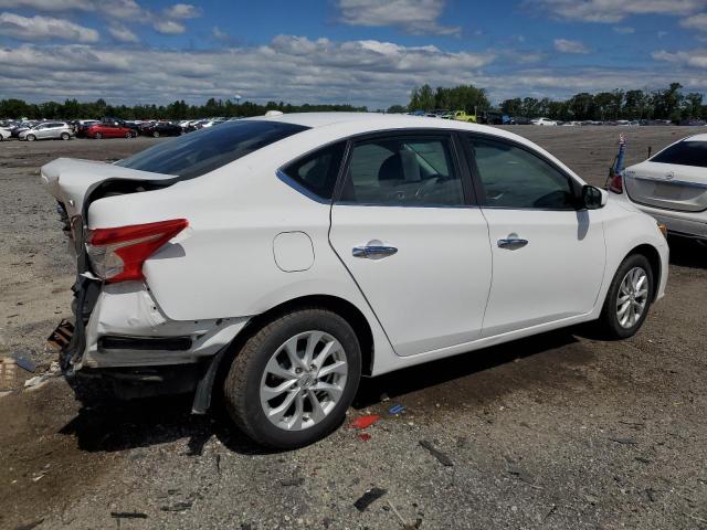 3N1AB7AP6KY455367 - 2019 NISSAN SENTRA S WHITE photo 3