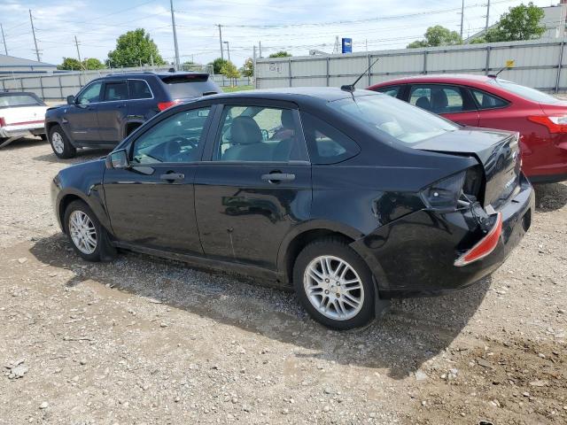 1FAHP35N49W206524 - 2009 FORD FOCUS SE BLACK photo 2