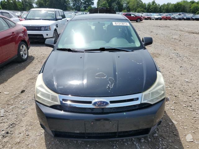 1FAHP35N49W206524 - 2009 FORD FOCUS SE BLACK photo 5