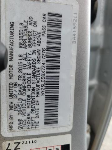 5Y2SL658X7Z417276 - 2007 PONTIAC VIBE GRAY photo 13