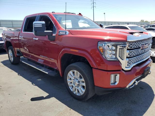 1GT49REY7MF143766 - 2021 GMC SIERRA K2500 DENALI RED photo 4