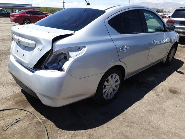 3N1CN7AP9KL831394 - 2019 NISSAN VERSA S SILVER photo 3