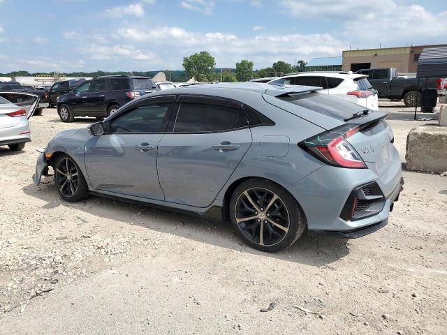 SHHFK7G94MU205828 - 2021 HONDA CIVIC SPORT TOURING GRAY photo 2