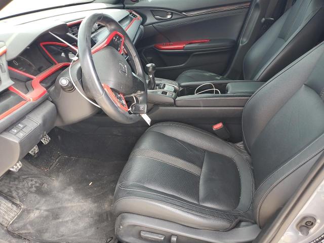 SHHFK7G94MU205828 - 2021 HONDA CIVIC SPORT TOURING GRAY photo 7