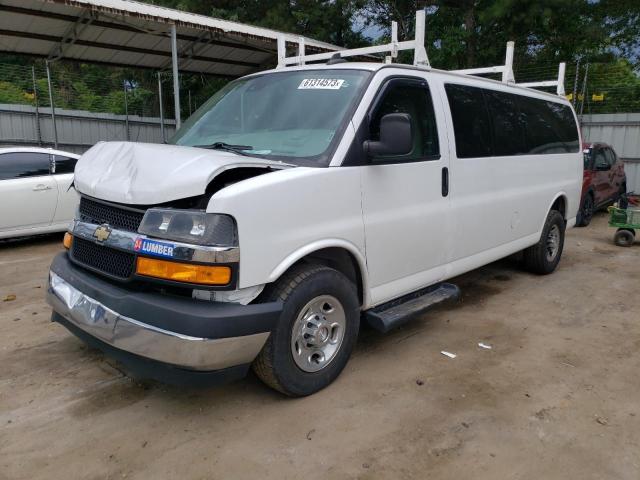 1GAZGPFG4K1161635 - 2019 CHEVROLET EXPRESS G3 LT WHITE photo 1