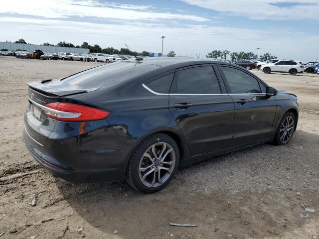 3FA6P0G70HR240482 - 2017 FORD FUSION S BLACK photo 3