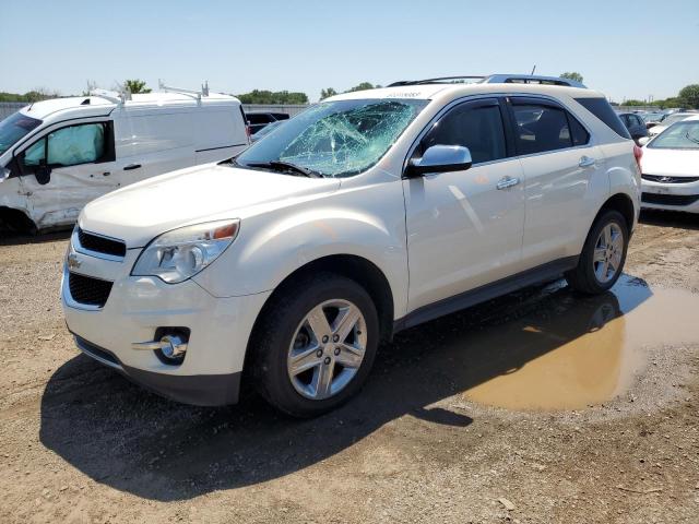 1GNALDEK4EZ103154 - 2014 CHEVROLET EQUINOX LTZ WHITE photo 1