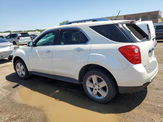 1GNALDEK4EZ103154 - 2014 CHEVROLET EQUINOX LTZ WHITE photo 2