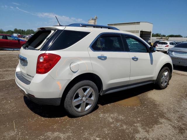 1GNALDEK4EZ103154 - 2014 CHEVROLET EQUINOX LTZ WHITE photo 3