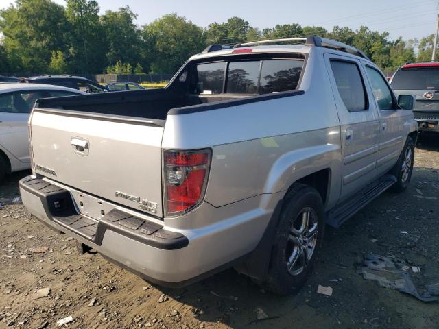 5FPYK1F54EB012612 - 2014 HONDA RIDGELINE RTL SILVER photo 3