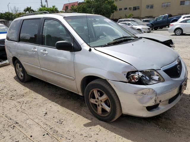 JM3LW28A330377437 - 2003 MAZDA MPV WAGON SILVER photo 4