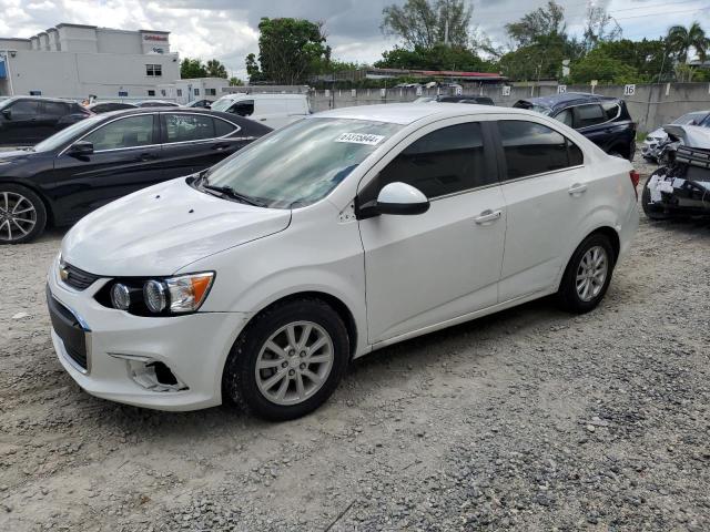 1G1JD5SB4K4144207 - 2019 CHEVROLET SONIC LT WHITE photo 1