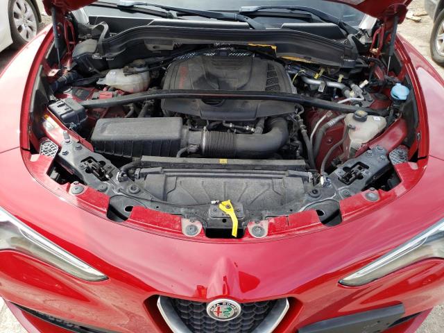 ZASFAKBN9J7B79571 - 2018 ALFA ROMEO STELVIO TI RED photo 12