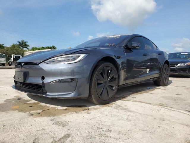5YJSA1E52NF471804 - 2022 TESLA MODEL S გრაფიტი ფოტო 1