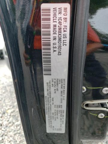 1C4PJMBX3MD193143 - 2021 JEEP CHEROKEE TRAILHAWK 黑色 照片 13