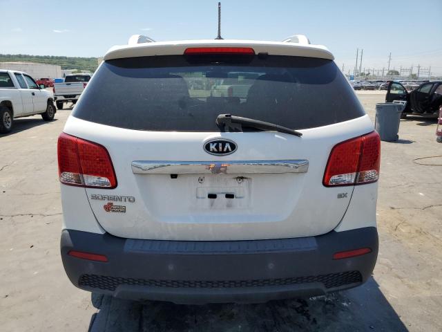 5XYKUDA66CG300759 - 2012 KIA SORENTO EX WHITE photo 6