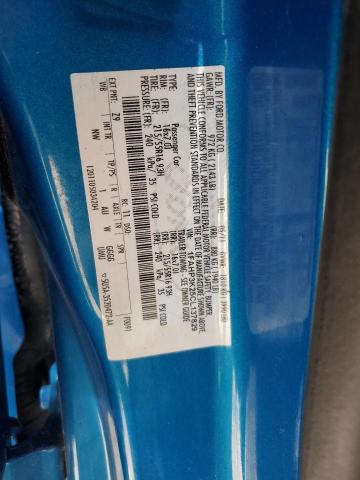 1FAHP3K25CL137829 - 2012 FORD FOCUS SE BLUE photo 12