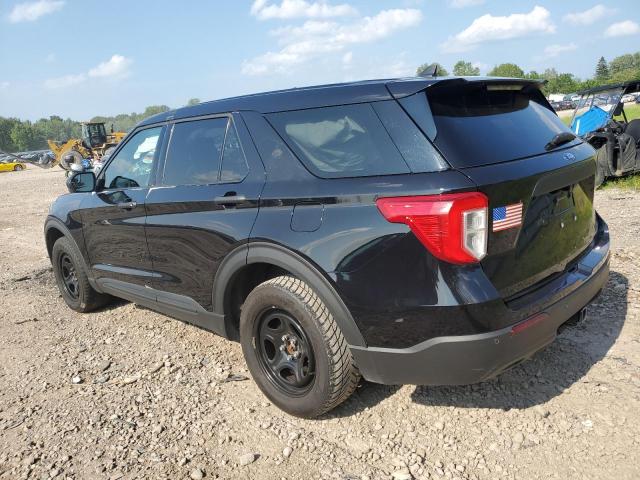 1FM5K8ABXMGA33790 - 2021 FORD EXPLORER POLICE INTERCEPTOR BLACK photo 2