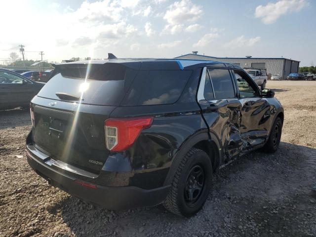 1FM5K8ABXMGA33790 - 2021 FORD EXPLORER POLICE INTERCEPTOR BLACK photo 3