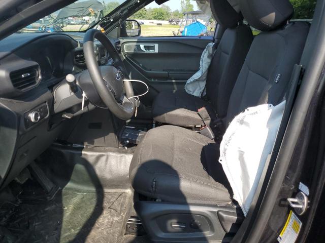 1FM5K8ABXMGA33790 - 2021 FORD EXPLORER POLICE INTERCEPTOR BLACK photo 7