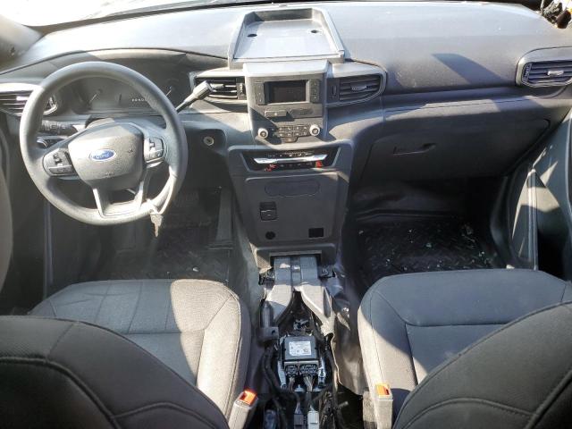 1FM5K8ABXMGA33790 - 2021 FORD EXPLORER POLICE INTERCEPTOR BLACK photo 8