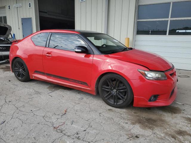 JTKJF5C71D3051755 - 2013 TOYOTA SCION TC 红色 照片 4