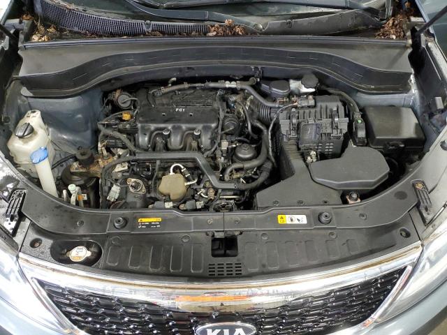 5XYKUDA72EG431179 - 2014 KIA SORENTO EX GRAY photo 11