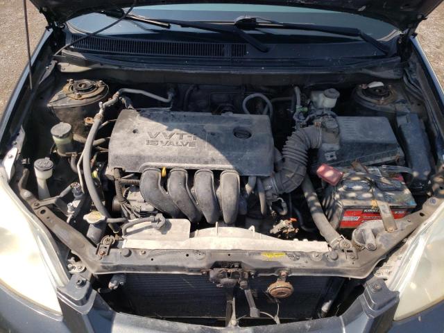 2T1KR32E55C884183 - 2005 TOYOTA COROLLA MA XR GRAY photo 11