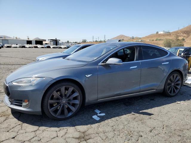 5YJSA1DPXDFP16348 - 2013 TESLA MODEL S GRAY photo 1