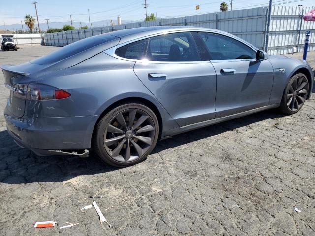 5YJSA1DPXDFP16348 - 2013 TESLA MODEL S GRAY photo 3