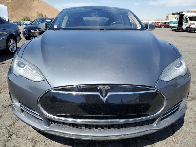 5YJSA1DPXDFP16348 - 2013 TESLA MODEL S GRAY photo 5
