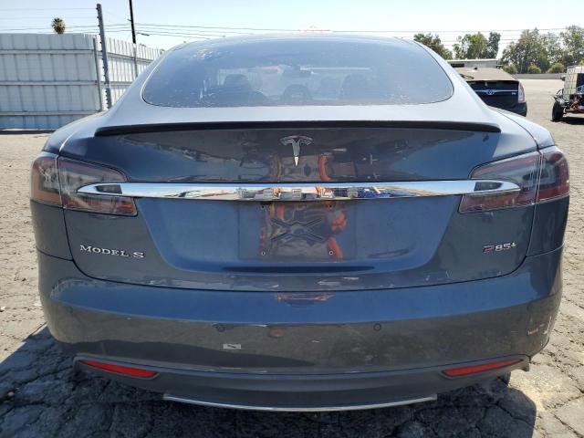 5YJSA1DPXDFP16348 - 2013 TESLA MODEL S GRAY photo 6