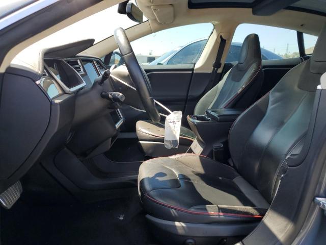 5YJSA1DPXDFP16348 - 2013 TESLA MODEL S GRAY photo 7