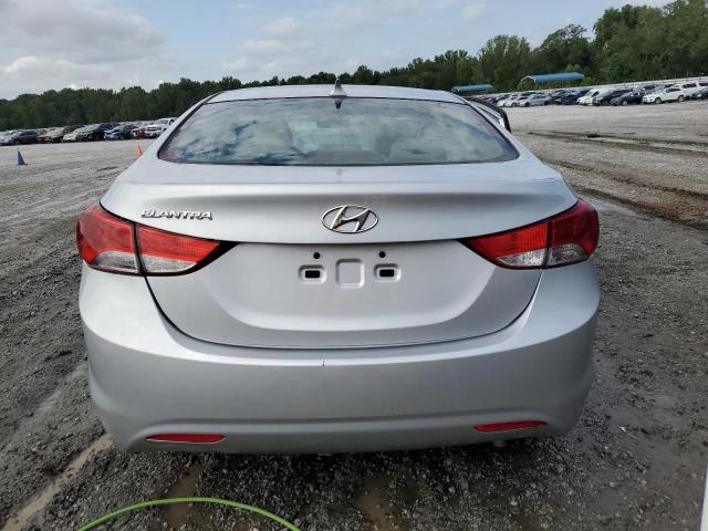 KMHDH4AEXDU905979 - 2013 HYUNDAI ELANTRA GLS SILVER photo 6