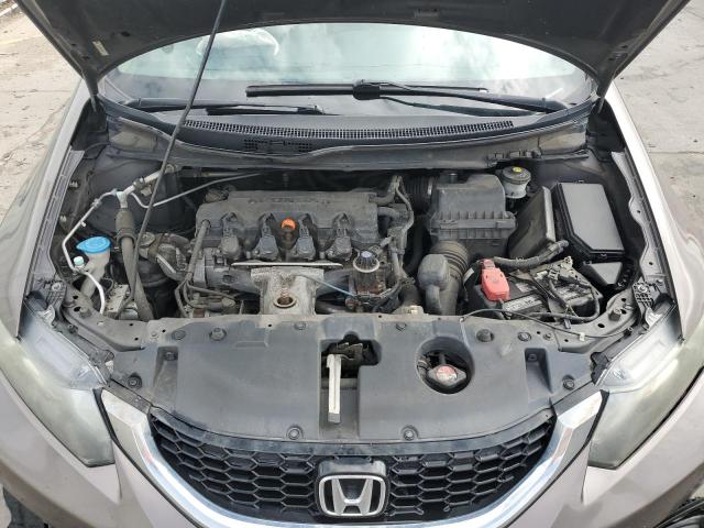 2HGFB2F94DH506245 - 2013 HONDA CIVIC EXL ყავისფერი ფოტო 11