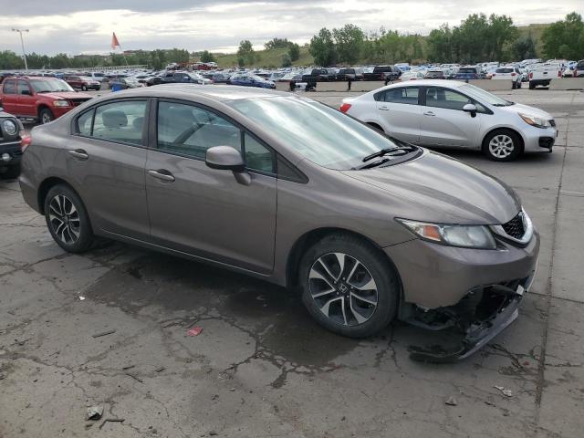 2HGFB2F94DH506245 - 2013 HONDA CIVIC EXL ყავისფერი ფოტო 4