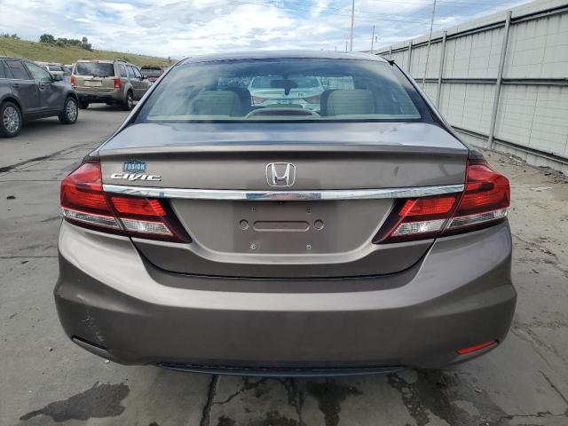 2HGFB2F94DH506245 - 2013 HONDA CIVIC EXL ყავისფერი ფოტო 6