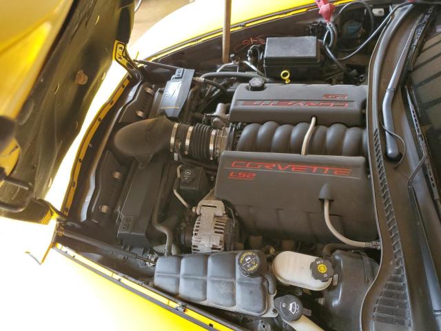 1G1YY24U255106425 - 2005 CHEVROLET CORVETTE YELLOW photo 11